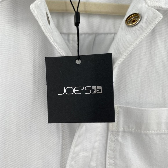 Joe's Jeans Womens Alexa Shortall Romper Talc White Size Small Cotton Denim - Picture 11 of 13